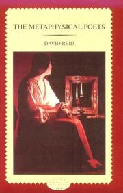 The Metaphysical poets by Reid, David