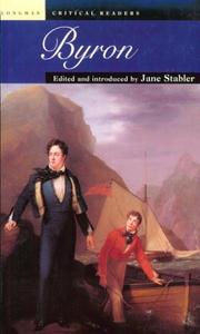 Cover of: Byron by Jane Stabler