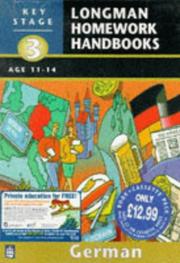 Cover of: KS3 German (Longman Homework Handbooks)
