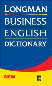 Cover of: Longman Business English Dictionary by William Longman