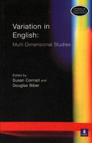 Cover of: Variation in English: Multi-Dimensional Studies