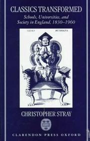 Cover of: Classics transformed by Christopher Stray