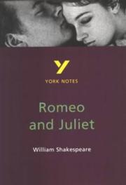 Cover of: York Notes on William Shakespeare's "Romeo and Juliet" by N.H. Keeble
