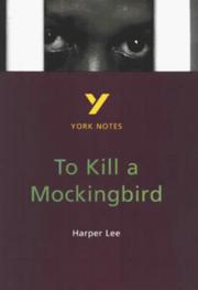 Cover of: York Notes on Harper Lee's "To Kill a Mockingbird" by R. Metcalf