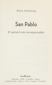 Cover of: San Pablo: El Apóstol Más Incomprendido