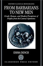 Cover of: From barbarians to new men by Emma Dench