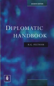 Cover of: Diplomatic handbook by R. G. Feltham