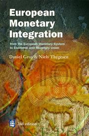 Cover of: European Monetary Integration
