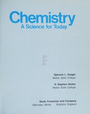 Cover of: Chemistry: a science for today