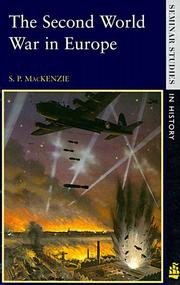 Cover of: Second World War in Europe | S. P. Mackenzie