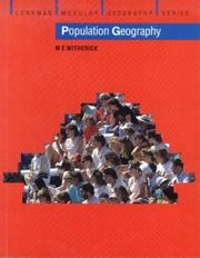 Cover of: Population geography by M. E. Witherick