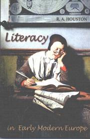 Cover of: Literacy in Early Modern Europe by R.A. Houston