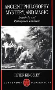 Cover of: Ancient Philosophy, Mystery, and Magic: Empedocles and Pythagorean Tradition