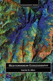 Cover of: Mediteranean ecogeography by Harriet D. Allen