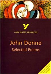 Cover of: York Notes on John Donnes Selected Poems | Phillip Mallett
