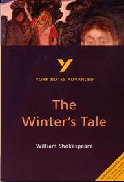 Cover of: York Notes on William Shakespeare's "Winter's Tale"