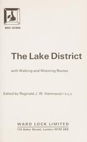Cover of: The Lake District with walking and motoring routes