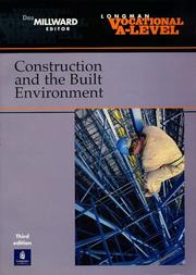 Cover of: Vocational A-Level Construction & the Built Environment (Advanced Gnvq) by Des Millward