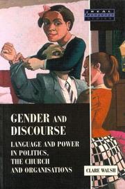 Cover of: Gender and Discourse in Politics, The Church and Organizations