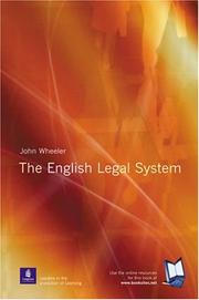 Cover of: English Legal System by John Wheeler