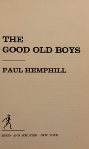 Cover of: The good old boys.