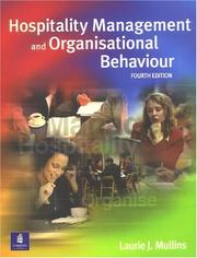 Cover of: Hospitality Management & Organizational Behavior