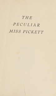 Cover of: Peculiar Miss Pickett