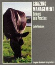 Grazing management by J. G. Hodgson