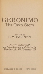 Cover of: Geronimo His Own Story