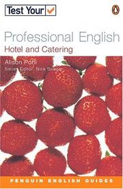 Cover of: Test Your Professional English - Hotel & Catering (Test Your Professional English)