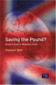 Cover of: Saving the pound by Alasdair Blair