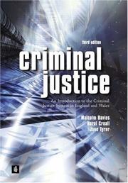 Cover of: Criminal Justice: An Introduction To The Criminal Justice System In England And Wales