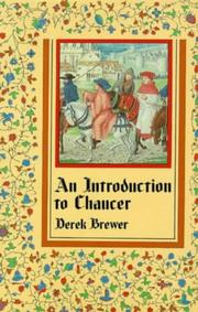 Cover of: An introduction to Chaucer by Derek Brewer