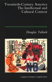 Cover of: Twentieth-century America by Douglas Tallack