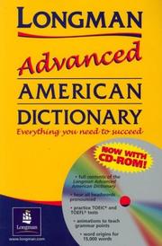 Cover of: Longman Advanced American Dictionary & CD by Longman