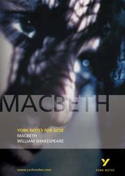 Cover of: York Notes on "Macbeth" by William Shakespeare