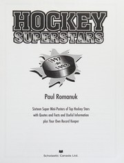 Cover of: Hockey superstars 1997-1998: sixteen super mini-posters of top hockey stars with quotes and facts and useful information, plus your own record keeper