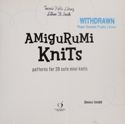 Cover of: Amigurumi knits
