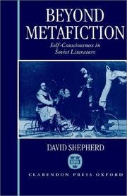 Beyond metafiction by Shepherd, David