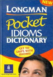 Cover of: Longman Pocket Idioms Dictionary (Dictionary (Longman))