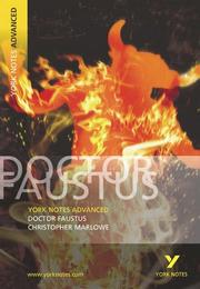 Cover of: York Notes Advanced on Dr.Faustus by Christopher Marlowe | Jill Barker