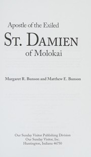 Cover of: St. Damien of Molokai by Margaret Bunson