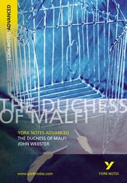 Cover of: The "Duchess of Malfi" by John Webster