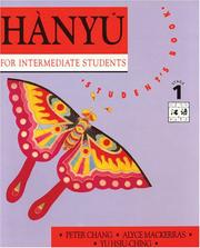 Cover of: Hanyu For Intermediate Students: Stage 1 Textbook