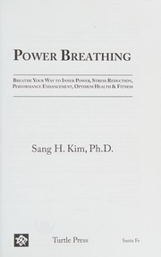 Cover of: Power breathing