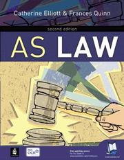 Cover of: As Law