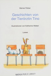 Cover of: Geschichten von der Tierärztin Tina. Mit Bildern lesen lernen.