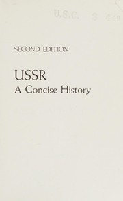 Cover of: USSR: a concise history.