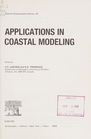 Cover of: Applications in coastal modeling