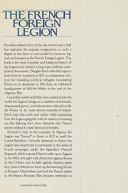 Cover of: The French Foreign Legion by Douglas Porch